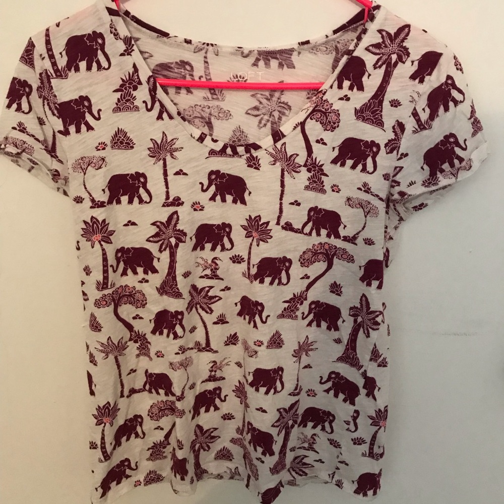Loft Outlet Purple Elephant Tee